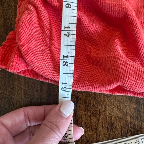 Free People | Boulevard Rouched Crop Tank in Guava Berry Red, NWT - Picture 10 of 11